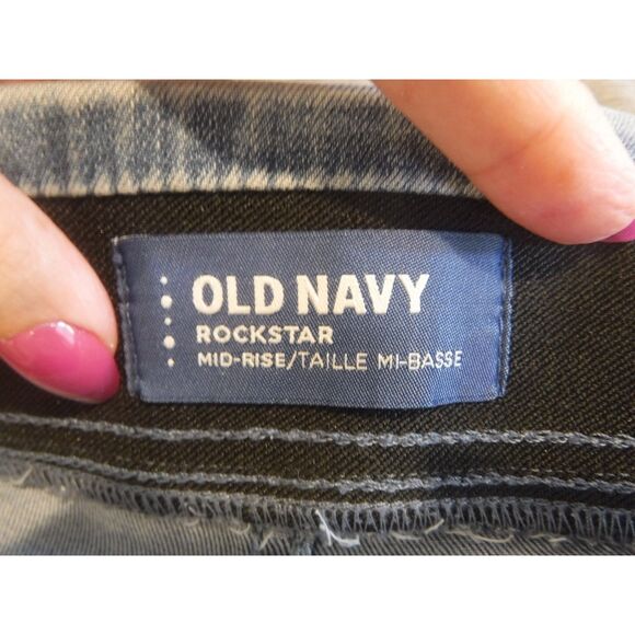 Old Navy Rock Star Jeggings Ankle Length Size 12 - Picture 6 of 7